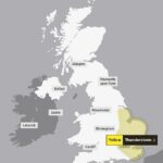 A Met Office expandiu seu aviso nas tempestades de domingo - o que significa que milhões mais Briter devem se preparar para interferência, danos e o risco de quedas de energia