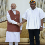 O PM Modi chama os legisladores do Gana para visitar por um novo parlamento indiano