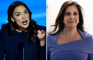 O Partido Republicano explode “FearManGering” Ocasio-Cortez para zombaria de Stefanik em North Country Stop: “AOC está fora de paródia” O Partido Republicano explode "FearManGering" Ocasio-Cortez para zombaria de Stefanik em North Country Stop: "AOC está fora de paródia"