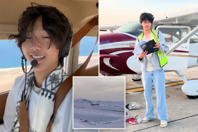 O adolescente dos EUA Ethan Guo detido na Antártica enquanto cultiva um voo solo para 7 continentes para coletar dinheiro para a pesquisa de câncer infantil

