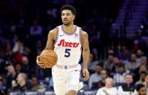 O agente do 76ers, amigo Jentin Grims, vinculado à equipe da Conferência Oeste O agente do 76ers, amigo Jentin Grims, vinculado à equipe da Conferência Oeste