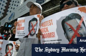 O ‘alfa masculino’ australiano de Trump está caindo na Malásia plana Anwar Ibrahim Endereço Pro Congregação Palestina em Kuala Lumpur em 2023.