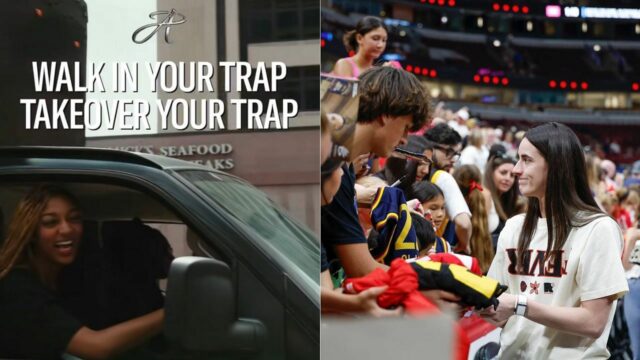 O analista da WNBA, Caitlin Clark, é deportado por fãs em Sky Arena, Angel Reese escavações em Angel Reese: "Essa armadilha se aproxima?" 

