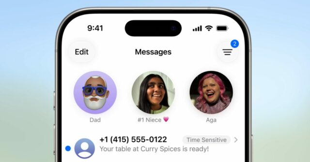 O aplicativo de mensagens do iOS 26 tem uma solução recebida para textos indesejados

