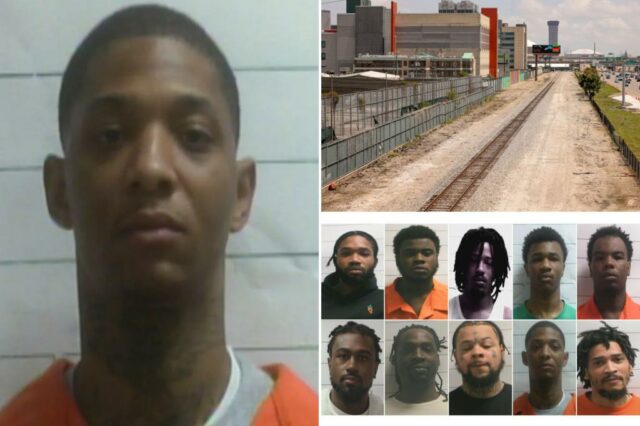 O assassino condenado Derrick Groves restava as agências policiais como a última fuga da prisão em Nowy Orleans em corrida

