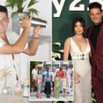 O barman de "Bacharelado no Paraíso" Wells Adams vaza em pedidos de bebidas - e coquetéis que sua esposa Sarah Hyland dá sua esposa