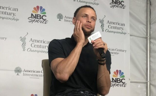 O bis de Steph Curry no ACC Celebrity Golf motiva outras pessoas a Ace Edgewood Taoe


