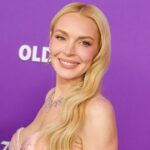 O brilho do tapete vermelho de Lindsay Lohan é graças a este spray de US $ 18