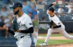 O bullpen instável se mostra de maneira diferente em comparação com os phillies quando os Yankees buscam ajuda a tempo O arremessador New York Yankees comemora após a partida.
