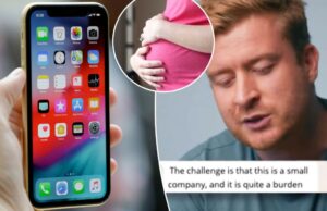 O chefe sob as letras após os textos para a funcionária grávida revelou News.com.au