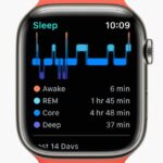 Áreas de sono no WatchOS 9