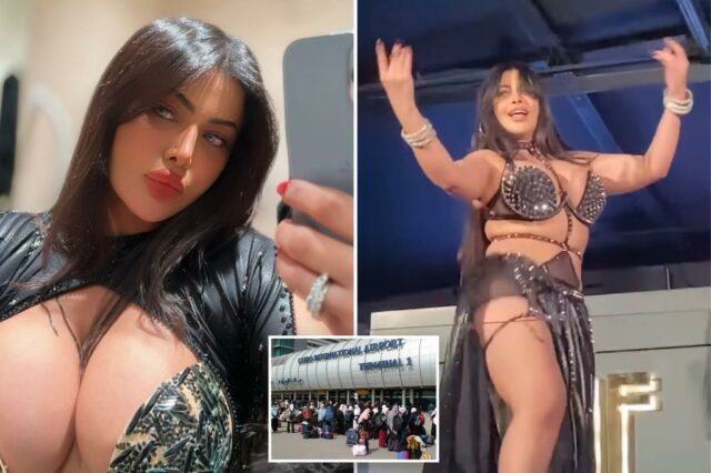 O dançarino abdominal preso no Egito como filmes no Instagram considerado "moralmente corrupto" pelas autoridades

