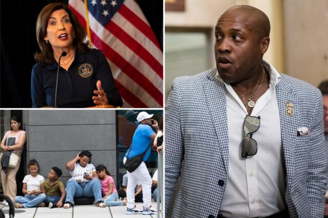 O deputado Wesley Hunt investiga quantos dos 670.000 imigrantes ilegais em Nova York estão no Medicaid

