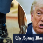 O tornozelo inchado do presidente Donald Trump analisou um trabalho oval nesta semana.