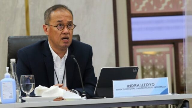 O diretor -gerente do Allo Bank Indra Utoyo renunciou imediatamente após ser suspeito de KPK


