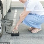 Dirigir um carro com seu menos de -Flattered pode custar aos motoristas centenas de libras em combustível desperdiçado, de acordo com um novo estudo