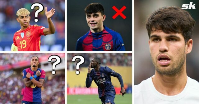 O fã do Real Madrid, Carlos Alcaraz

