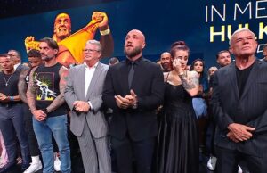 O filho em ruínas de Hulk Hogan, Nick, vai com a WWE Stars para homenagem emocional ao ícone tardio antes da segunda à noite Raw O filho de Hulk Hogan, Nick, juntou -se à WWE Stars para uma homenagem ao pai antes de segunda -feira à noite