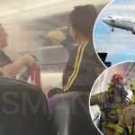 O fogo sai no ar e enche a cabine com fumaça durante o voo da Virgin Australia