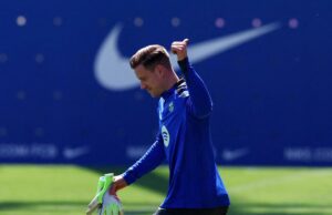 O goleiro do Barcelona, Mark-Andre Ter Stegen O goleiro do Barcelona, Mark-Andre Ter Stegen