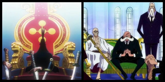 O governo mundial pode ter manipulado o rei Harald como uma peça (imagem via animação de Toei)