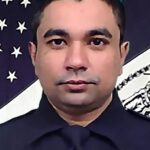O oficial Didarul Islam (foto), 36, foi baleado nas costas e foi morto por um atirador que viu um rifle de ataque M4 perto de um prédio de escritórios no centro de Manhattan contendo Blackstone Asset Management e NFL na segunda -feira