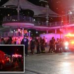 O homem atirou no intestino acima do Bling Golden depois de deixar o bar no centro da cidade: Gliners
