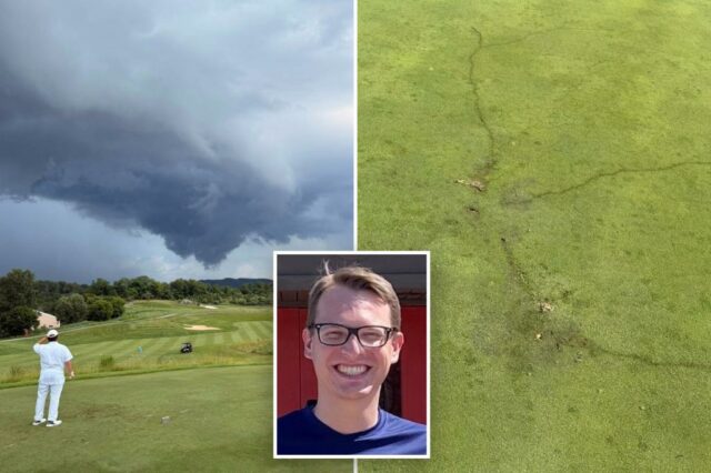 O jogador morre após um raio durante o raio durante uma rápida tempestade no curso de Nova Jersey

