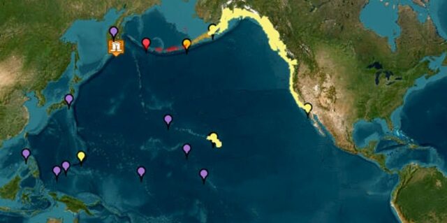 O maior terremoto do mundo de 14 anos faíscas em todo o Tsunami

