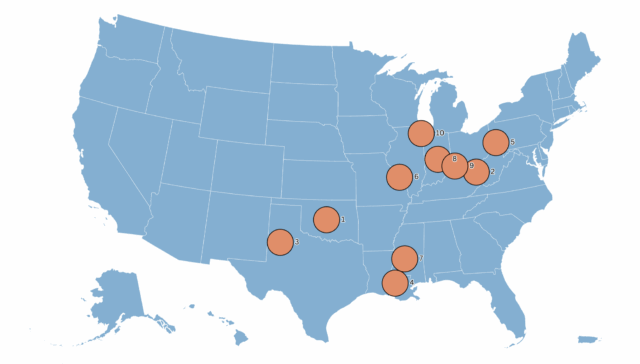 O mapa mostra a melhor cidade para os americanos comprarem sua primeira casa

