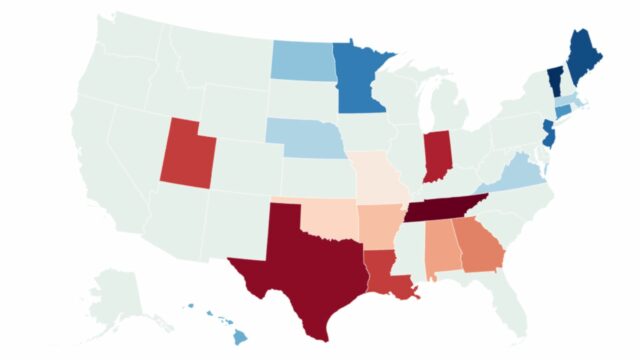 O mapa mostra estados com o melhor e a pior qualidade de vida


