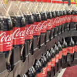 O mapa mostra os países atuais da Coca-Cola com açúcar de cana
