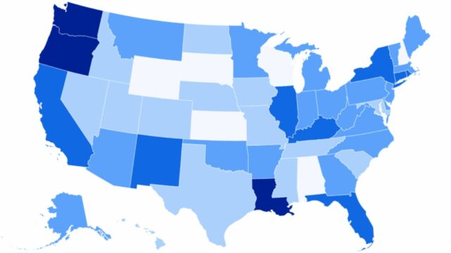 O mapa mostra quantas pessoas perderão a saúde em todos os estados da conta de impostos

