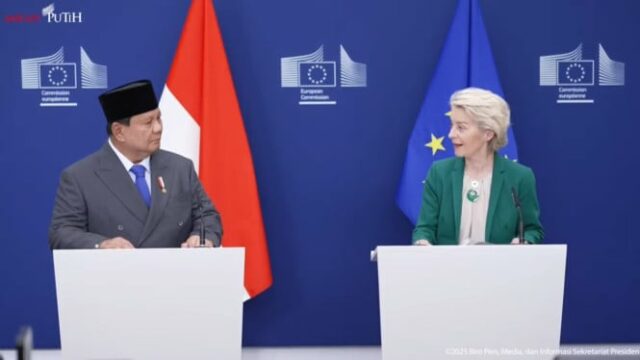 O momento de Pabowo pediu desculpas ao presidente da Comissão Europeia, por quê?

