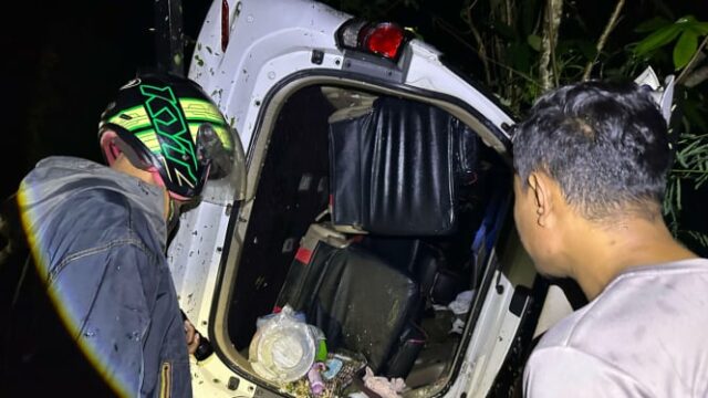 O motor do motor morreu, Fortuner caiu em um penhasco em labuan baixo, uma pessoa foi morta

