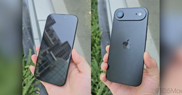 iPhone 17 air preto manequim