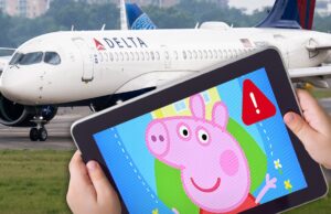 O oficial da Delta fotografou vídeos masturbados no iPad ausente “Pepa porco” Arte de porco 1