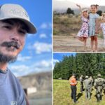 O pai fugitivo Travis Decker potencialmente notado por sua família na vasta floresta Idaho
