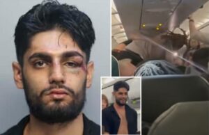 O passageiro de Nova Jersey é atingido depois de iniciar a luta na fronteira de vôo das companhias aéreas O passageiro de Nova Jersey é atingido depois de iniciar a luta na fronteira de vôo das companhias aéreas