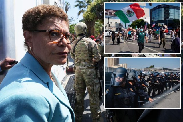 O prefeito de La Karen Bass Recaders pagamentos em dinheiro para imigrantes afetados por ataques de gelo

