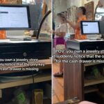 O proprietário das jóias percebe a chave que falta - não preparada para o que o CCTV revela