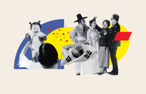 O que está atrás da Coréia do Sul do Sul Visualização do gráfico