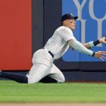 O terceiro zagueiro de Aaron Judge na vitória dos Yankees os deixou para prender a respiração
