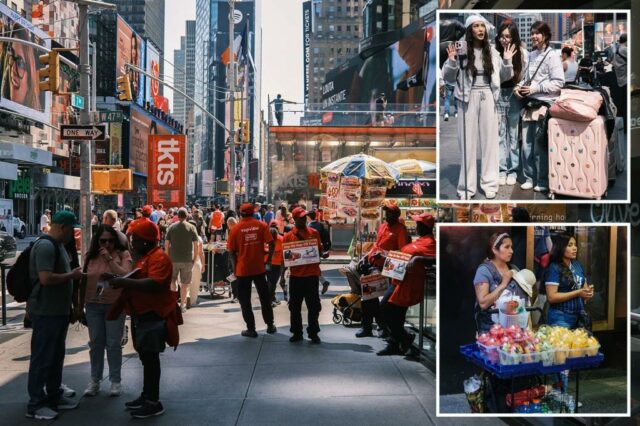 O turismo estrangeiro para Nova York esperava que, segundo especialistas do setor, "destrutivos" US $ 4 bilhões

