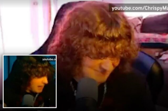 O jogador atingiu o Lightning durante a transmissão ao vivo.