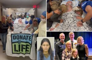 O vídeo que vem com o coração mostra a referência de lágrima da família de adolescentes, cujos órgãos foram aprovados depois de atingir o suposto imigrante ilegal bêbado O vídeo que vem com o coração mostra a referência de lágrima da família de adolescentes, cujos órgãos foram aprovados depois de atingir o suposto imigrante ilegal bêbado