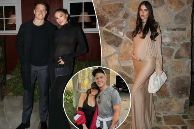 Olivia Culpo, Christian McCaffrey bem -vindo ao First Child Colette


