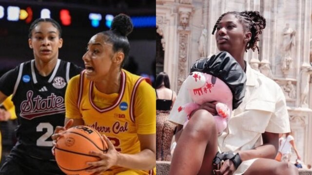 Oliviyah Edwards faz uma introdução engraçada a Flau'jae Johnson sobre Juju Watkins: "Não crie algo"

