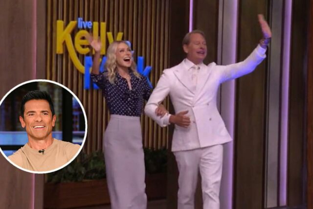 Onde está Mark Consuelos? Carson Kressley se junta a Kelly Ripa como anfitrião hospitaleira em "Live"

