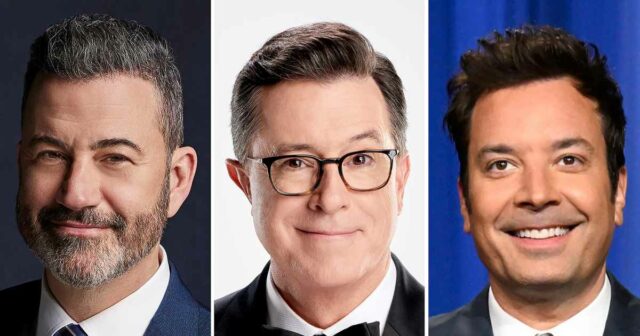 O cancelamento tardio do show é o último golpe no meio da televisão em massa, Stephen Colbert Christina Hall Joshua Jackson